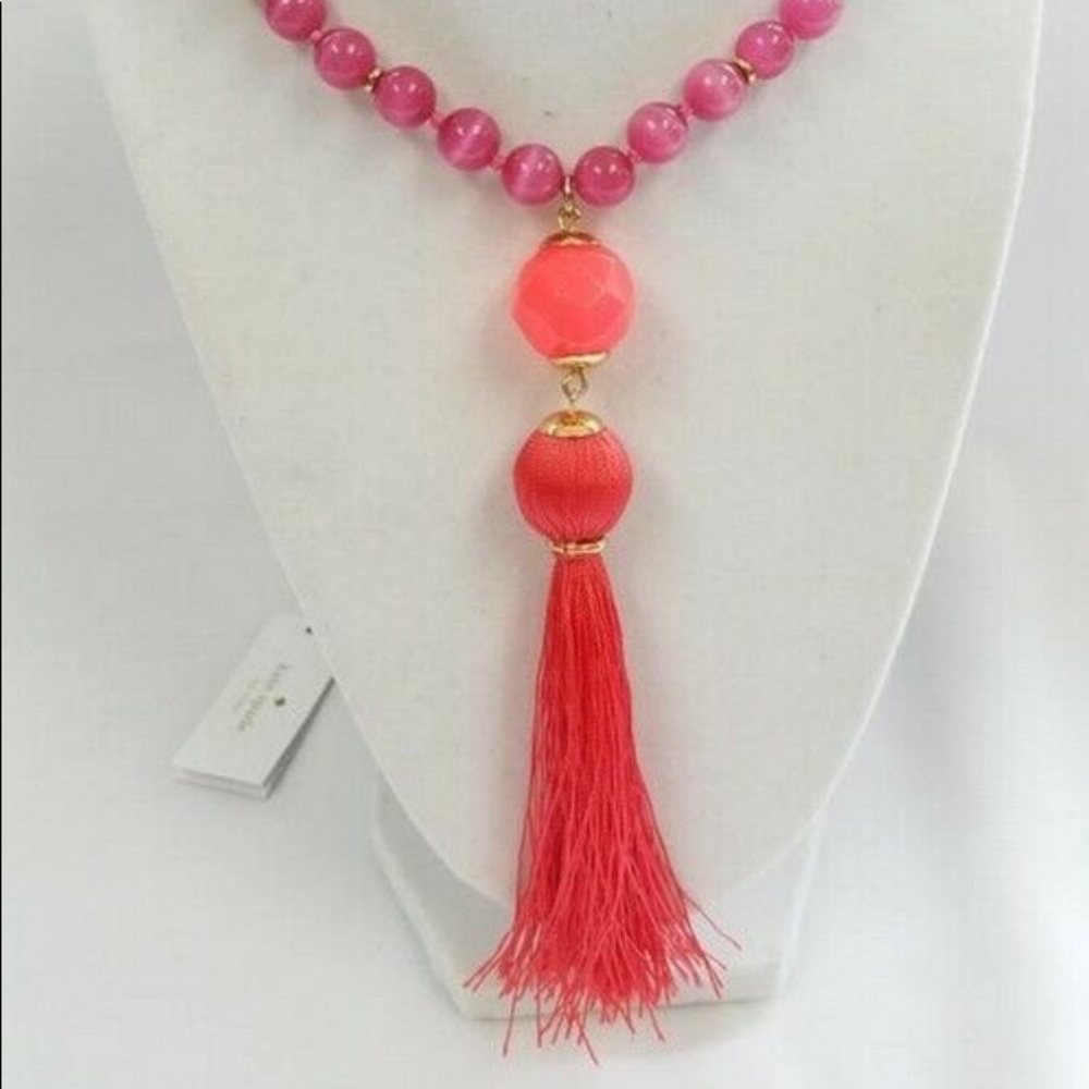 Kate Spade Pink Swing of Thing Necklace NWT - Picture 5 of 8